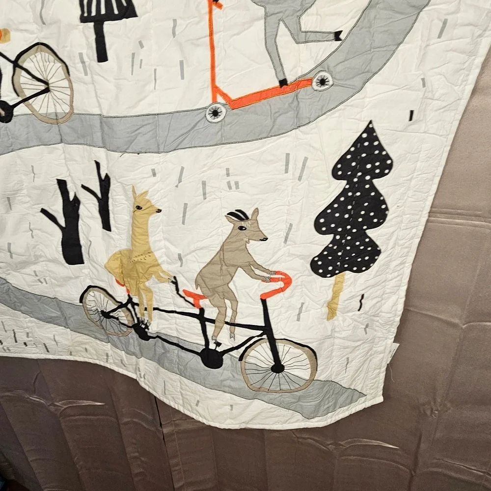 Crate & Kids The Land Of Nod Woodland Animals Quilt 20